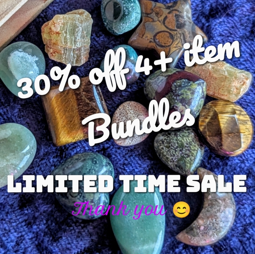 30% OFF 🪬✨Gemstone Bundle Sale 🌟 Fair Offers Please ✌🏻 BUNDLES Gems Thank You